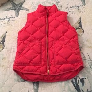 ❄️❄️Super Cute J. Crew Orange Down Puffer Vest❄️❄️